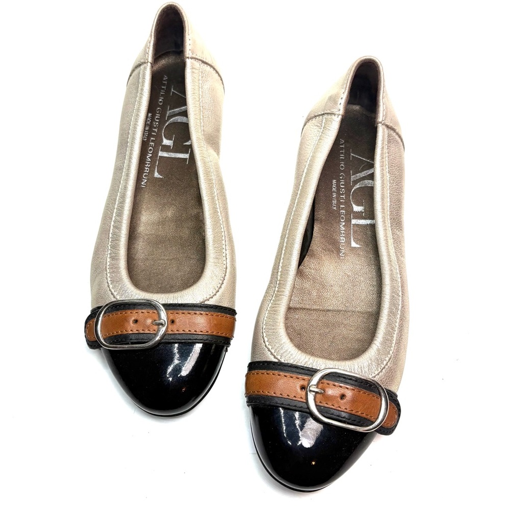 AGL Leather Ballet Flats | 34